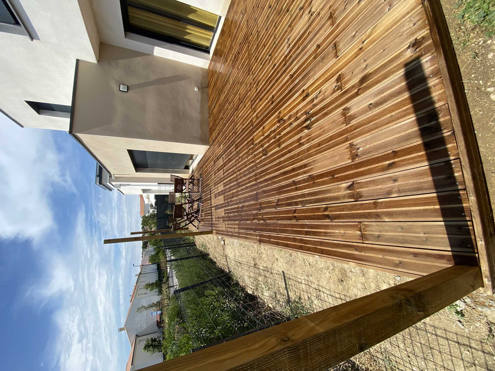 Terrasse bois extérieure